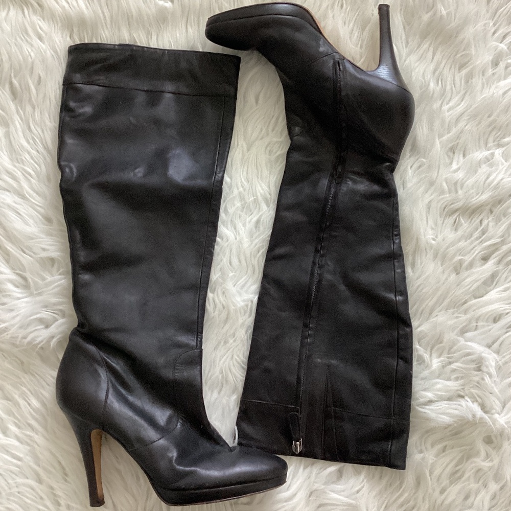 Anne Klein Chocolate knee high boots